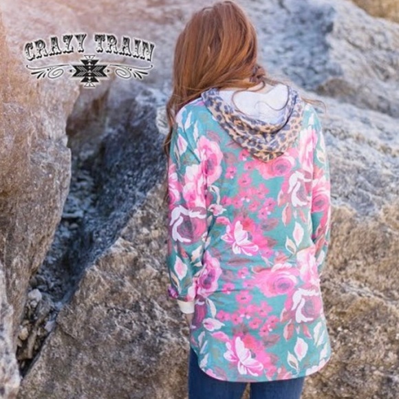 🚂Crazy Train Spring Dreamy Hooded Tunic - Picture 3 of 7
